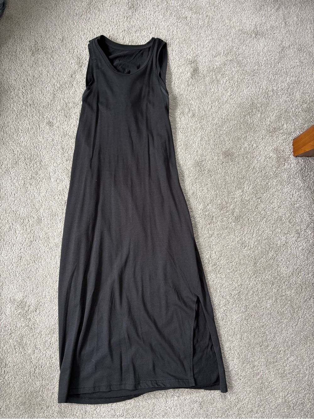 GAP Black Sleeveless Maxi Tank Dress